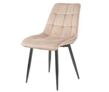Стілець N-46 капучіно вельвет VETRO (Ветро)