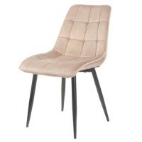 Стул N-46 капучино вельвет VETRO (Ветро)