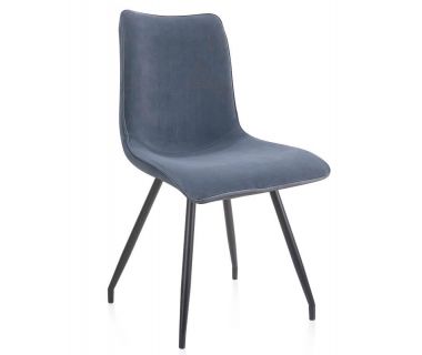 Стілець N-76 матовий сірий вельвет