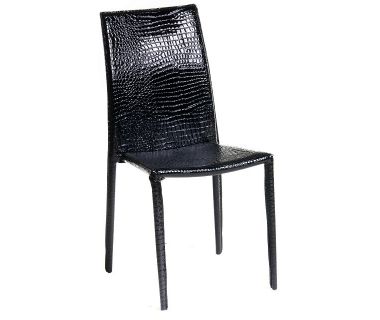 Стілець NC-500 чорний крокодил