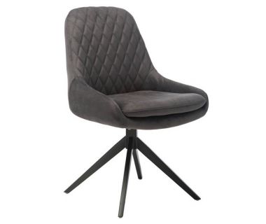 Стілець поворотний R-80 графіт тканина