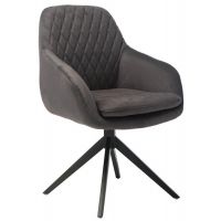 Стул поворотный R-85 графит ткань