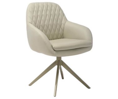 Стілець поворотний R-85 світло сірий