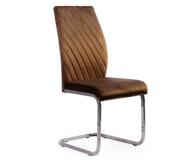 Стілець S-118 коричневий вельвет VETRO (Ветро) Стілець S-118 коричневий вельвет VETRO (Ветро)