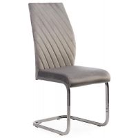 Стул S-118 серый вельвет