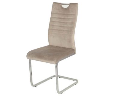 Стілець S-120 капучіно вельвет VETRO (Ветро)