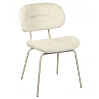 Стул M-120 жемчужный + капучино