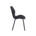 Стілець N-54 чорний велюр + чорний в інтернет магазині "Меблі Даром"