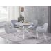 Керамічний стіл Офелія TML-1250 калакатта крістал +  білий VETRO Modern (Ветро) в інтернет магазині "Меблі Даром"