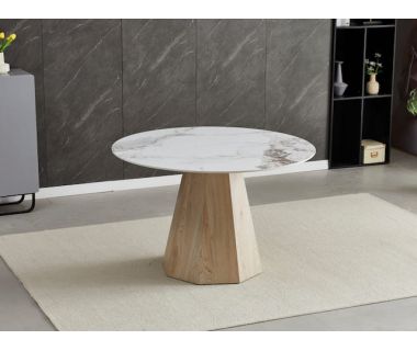 Керамічний стіл Квінто TM-300 голден сенд + дуб VETRO (Ветро)