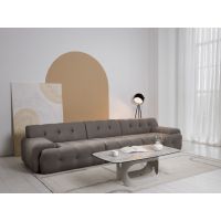 Беcкаркасный модульный диван "Орегон" серый