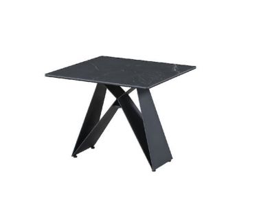 Кавовий стіл "Бруно" неро маркіна + чорний
