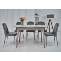 Керамічний стіл TM-84 каса вайт + сірий Vetro (Ветро)