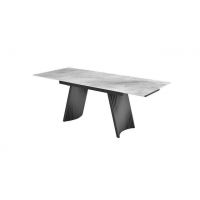 Керамічний стіл Олімпія ТМL-985 ребекка грей + чорний Vetro (Ветро)