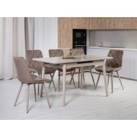 Керамічний стіл TM-76 крему шаббія + капучіно