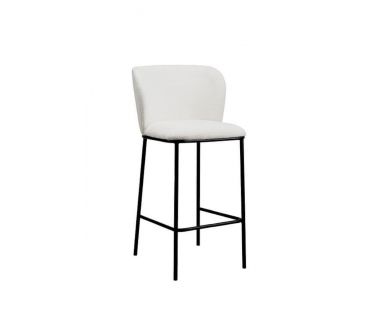 Напівбарний стілець B-300 айворі + чорний Напівбарний стілець B-300 айворі + чорний