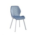 Стул N-54 голубой топаз велюр + белый