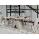 Керамічний стіл Паріс TML-997-1 крема марфіль + бежевий VETRO (Ветро)