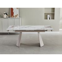 Керамический стол Сорренто TML-1301 голден вайт + капучино