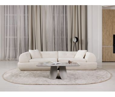 Безкаркасна модульна софа "Вірджинія" айворі