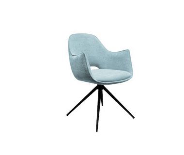 Стілець поворотний R-150 блу-грей + чорний VETRO (Ветро)