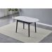 Керамічний стіл TM-85 білий мармур + чорний VETRO Modern (Ветро) в інтернет магазині "Меблі Даром"