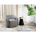 Поворотное кресло "Тино" серый