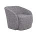 Поворотне крісло "Тіно" сірий в інтернет магазині меблів "Меблі Даром"