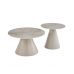 Комплект журнальних столів CT-40 Рокко містік грей + капучино VETRO  (Ветро)