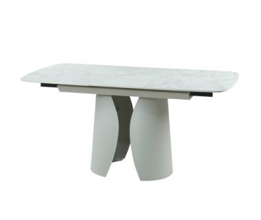 Керамический стол Лунарио TML-1322 клауди грей + айвори Керамический стол Лунарио TML-1322 клауди грей + айвори