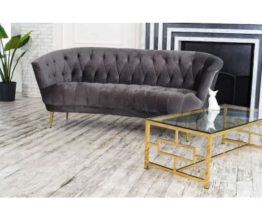 Софа "Лучия" серый + золото Софа "Лучия" серый + золото