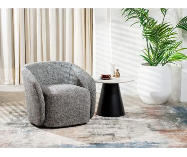 Поворотне крісло "Тіно" сірий