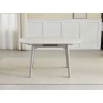 Керамический стол TM-85 бардилио лайт + серый VETRO (Ветро)