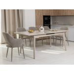 Керамічний стіл TM-125 крему шаббія + капучіно