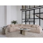 Беcкаркасный модульный диван "Дакота" жемчужный беж