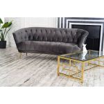 Софа "Лучія" сірий + золото