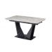Керамический стол Феличе TML-1000-1 клауди грей+черный VETRO Modern (Ветро) в интернет-магазине "Мебли Даром"