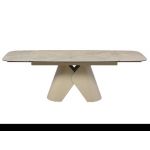 Керамический стол Парис TML-997 иджео беж + бежевый Vetro (Ветро)