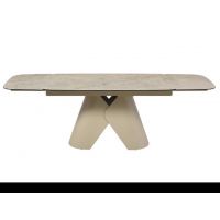 Керамический стол Парис TML-997 иджео беж + бежевый Vetro (Ветро)