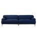 Софа "Лучиано" чернильно-синий + черный в интернет-магазине "Мебли Даром"