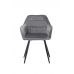 Стул M-62 серый велюр + черный VETRO Modern (Ветро) в интернет-магазине "Мебли Даром"