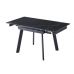 Керамічний стіл TM-80 чорний онікс + чорний VETRO Modern (Ветро) в інтернет магазині "Меблі Даром"