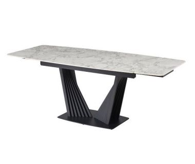 Керамічний стіл Феліче TML-1000-1 клауді грей + чорний