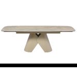 Керамічний стіл Паріс TML-997 іджео беж + бежевий Vetro (Ветро)