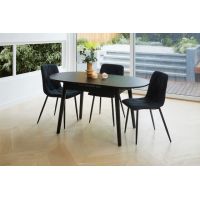 Керамический стол TM-85 черный оникс