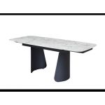 Керамічний стіл Нардо ТМL-1270 клауді грей + чорний VETRO (Ветро)