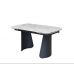 Керамічний стіл Нардо ТМL-1270 клауді грей + чорний VETRO (Ветро)