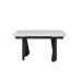 Керамічний стіл Нардо ТМL-1270 клауді грей + чорний VETRO (Ветро)