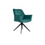 Стул поворотный R-68 изумрудный + черный