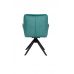 Стілець поворотний R-68 смарагдовий + чорний VETRO Modern (Ветро) в інтернет магазині "Меблі Даром"